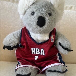 Build-A-Bear Koala in Red NBA Jersey